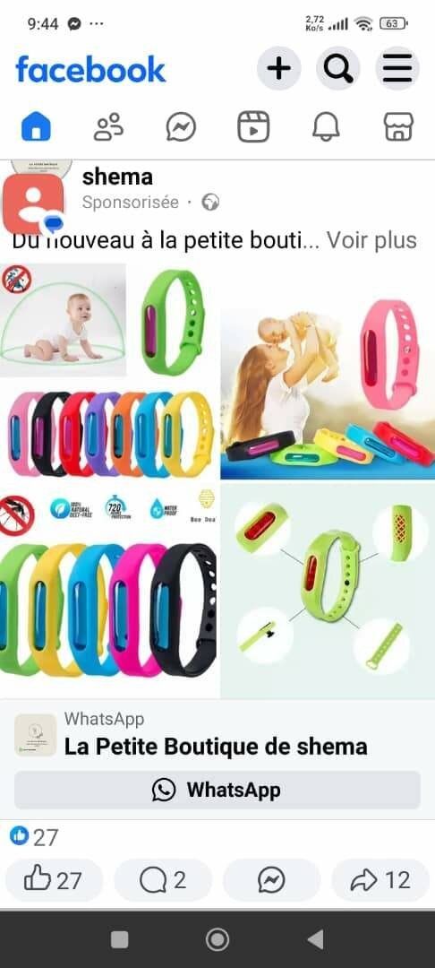 Bracelet Anti-Moustique Répulsif