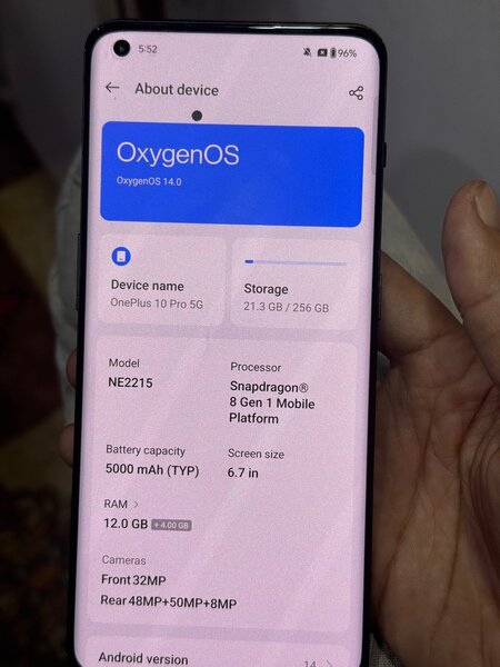 One plus 10 PRO (Non PTA)