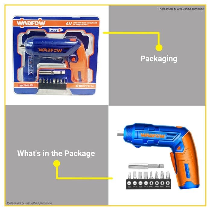 Visseuse sans fil Wadfow 4V