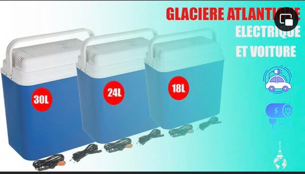 GLACIERES ÉLECTRIQUES VOITURES ET MAISONS