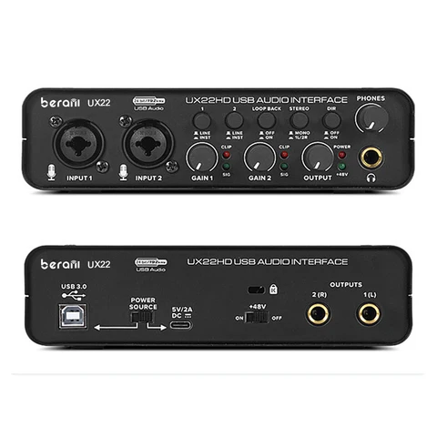 UX22 Audio Sound Card Interface