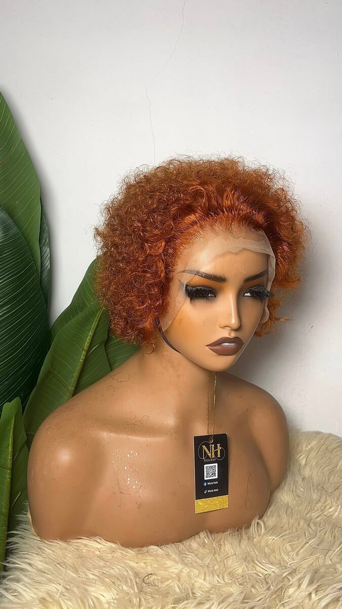 Perruque Bouclée Court Femme