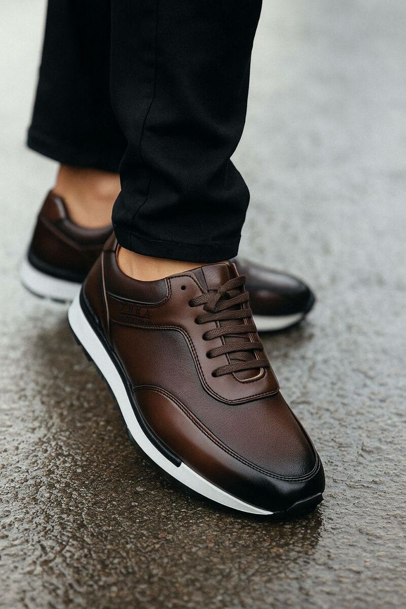 Chaussures en cuir confort homme