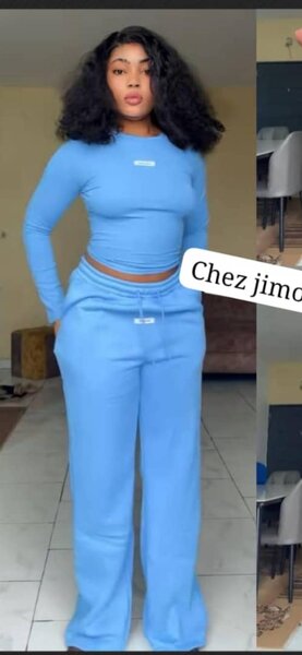 Ensemble Bleu Décontracté