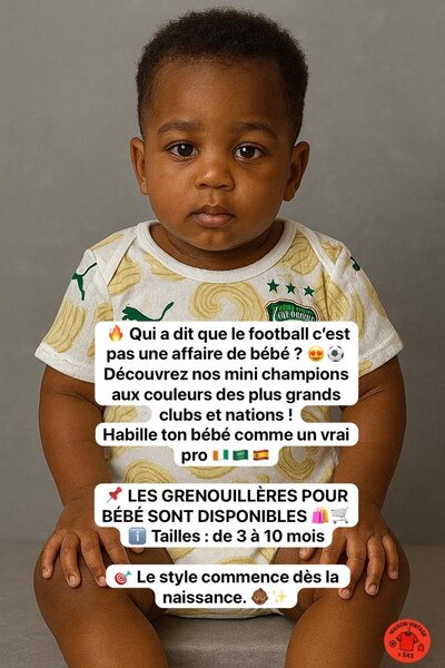 Grenouillère Bébé Football