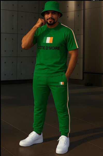 Ensemble Côte d'Ivoire Vert