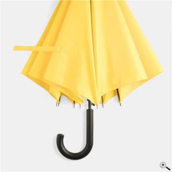 Parapluie coupe-vent jaune élégant