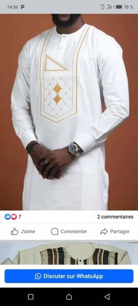 Tunique africaine élégante