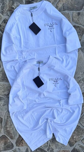 T-shirts blancs en coton imprimés