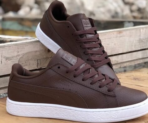 Boxed Puma Sued brown
