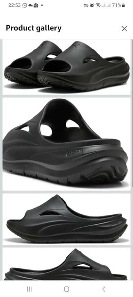 Sandales de sport légères noir