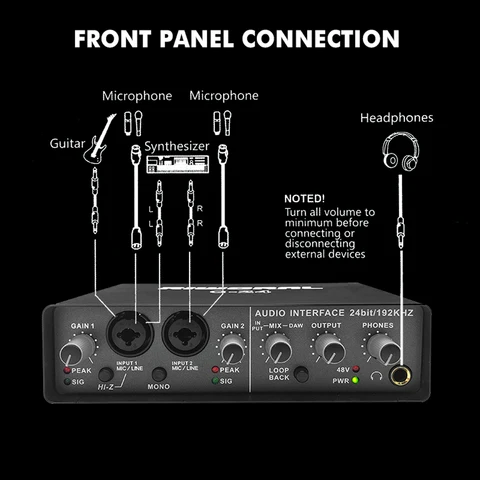 Brand New in Box Q24 Studio Sound Card Interface