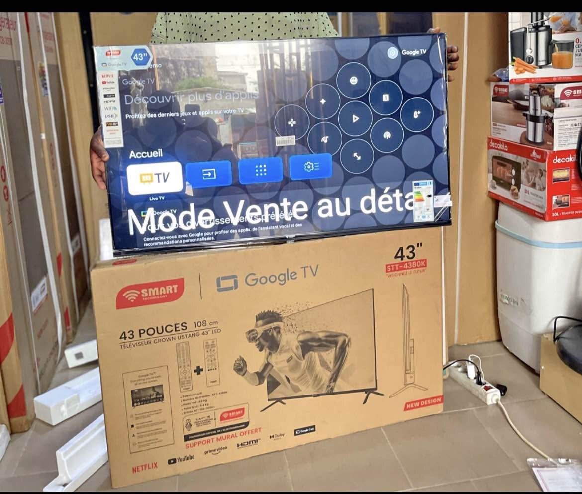 Télévision SMART 43 pouces Google TV