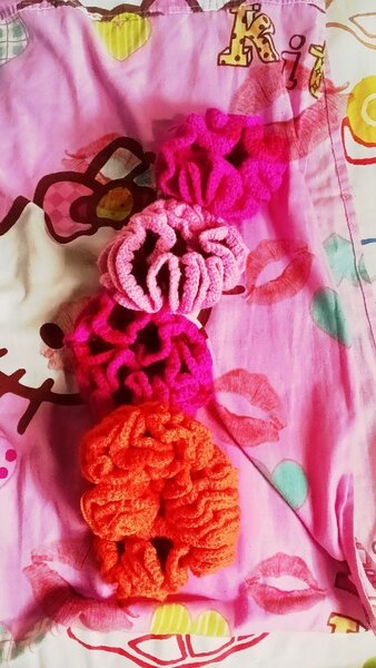 Élastiques à cheveux crochet