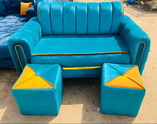 Canapé bleu moderne