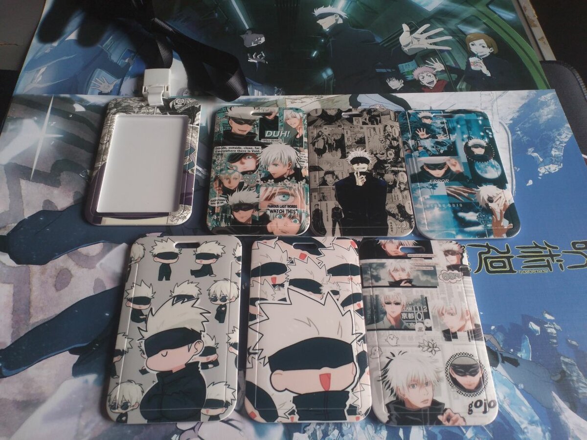 Jujutsu kaisen ID card holders
