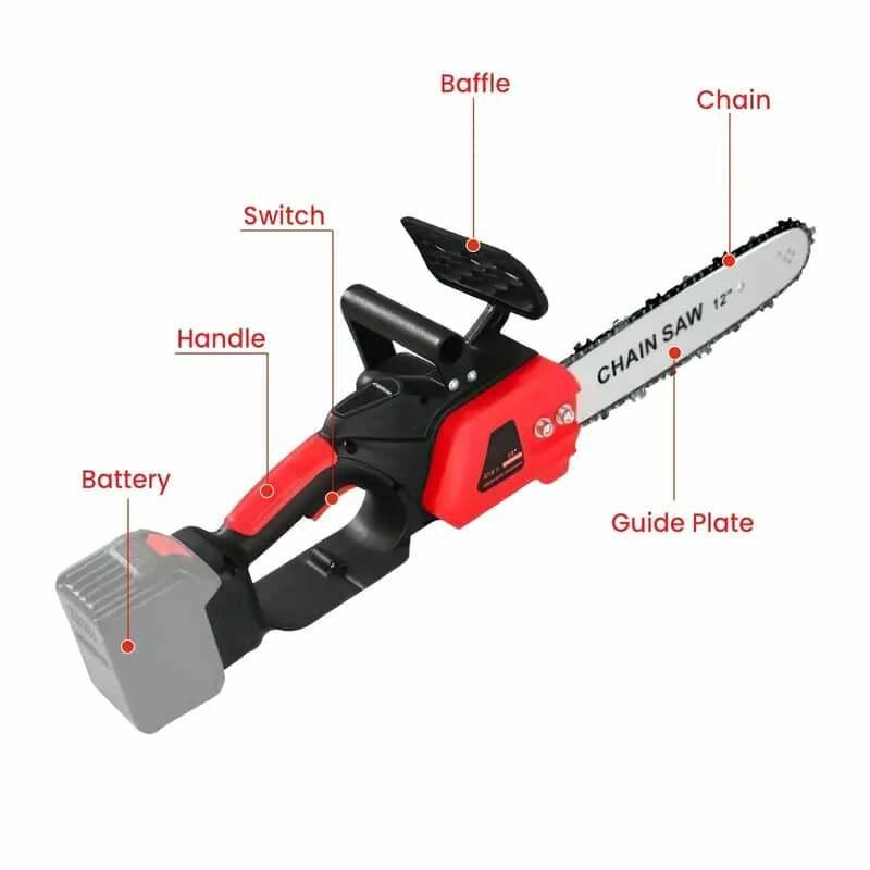 Tronçonneuse à batterie 12 pouces