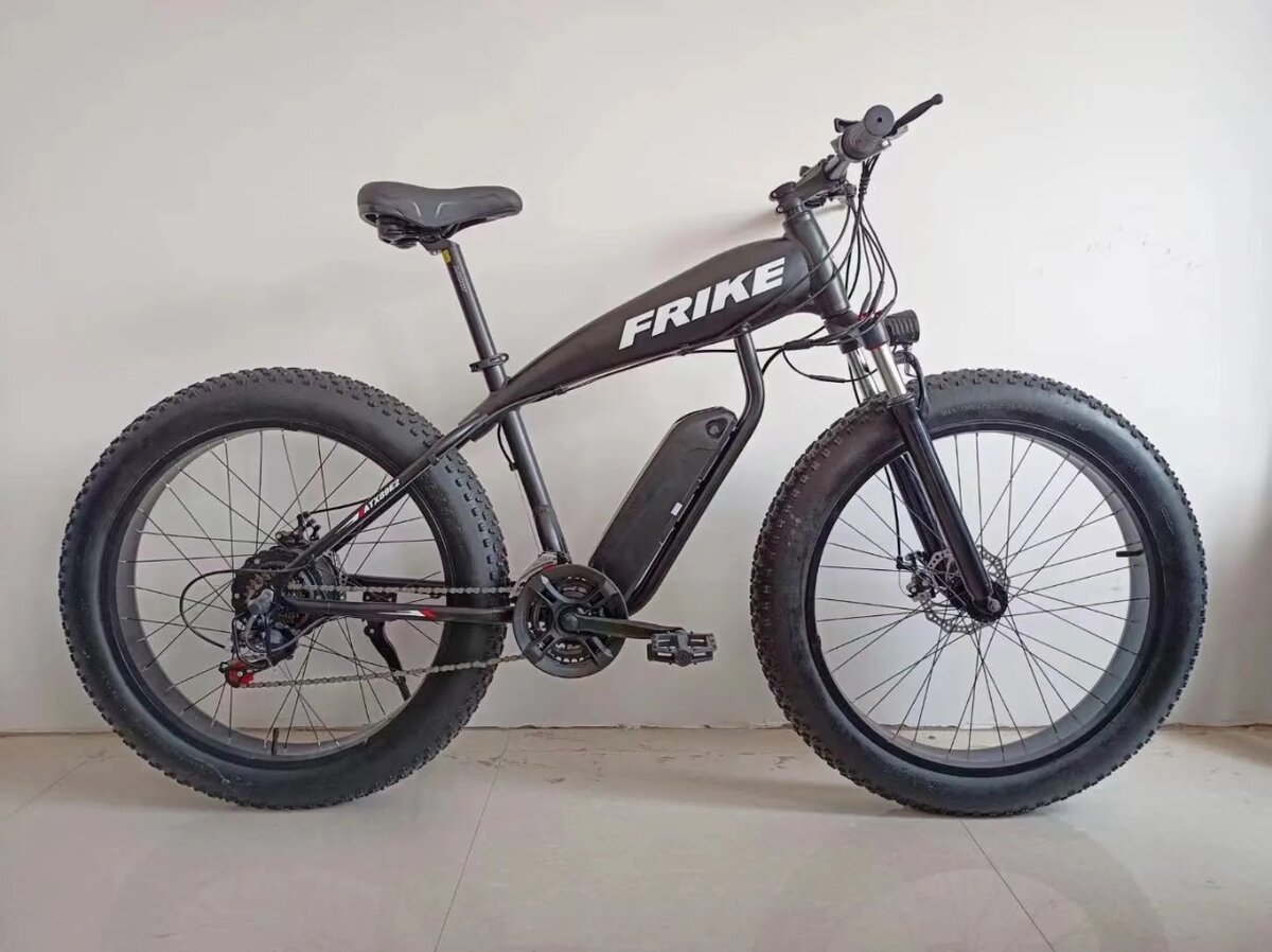 Electric fat tire bicycle