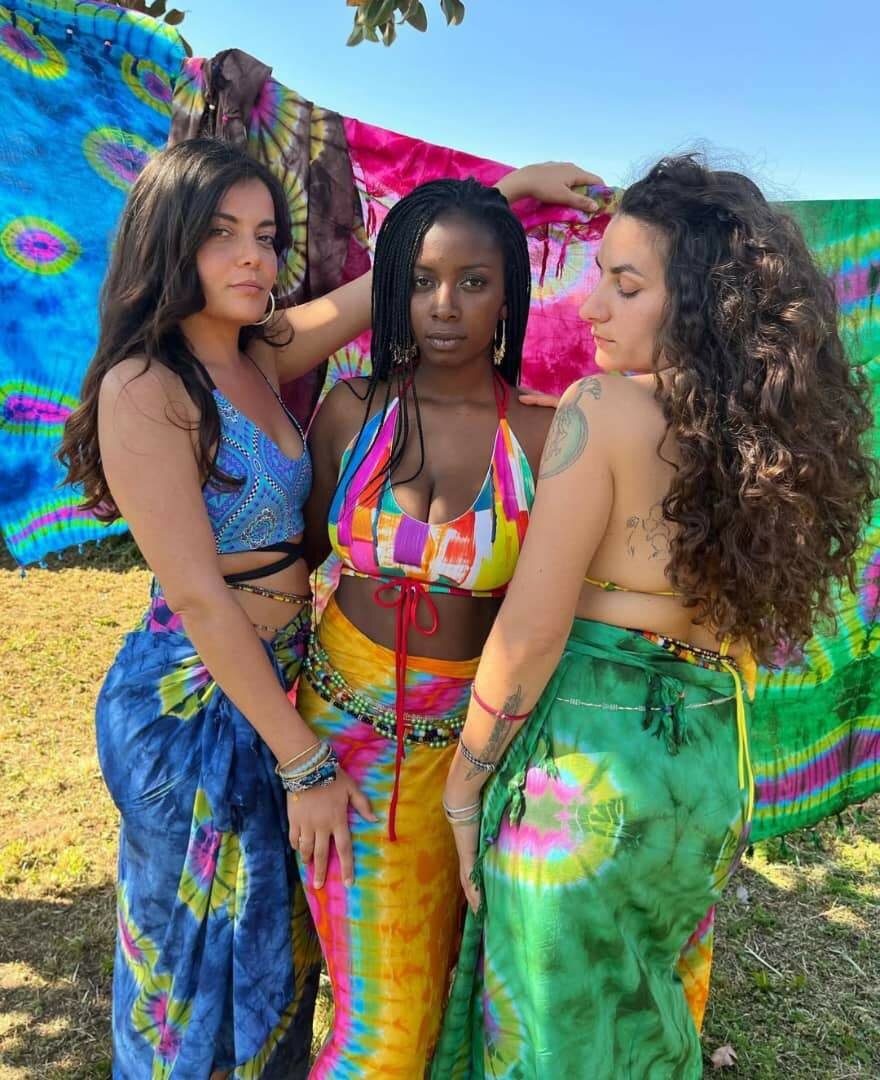 Tissu Tie-Dye Wax Africain