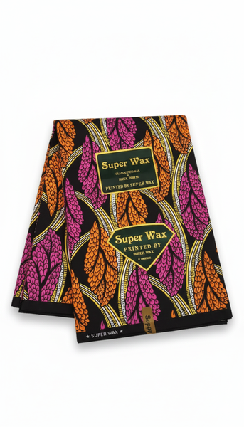 Pagne en wax coloré imprimé