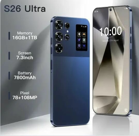 Smartphone S26 Ultra 16GB+1TB