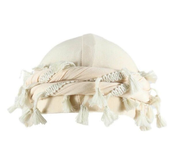 Durag avec pompons pour homme