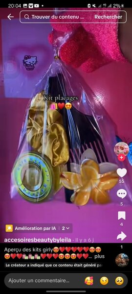 Kit Accessoires Cheveux Girly