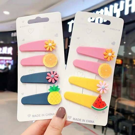 Korean tik tak fruit pin for girls