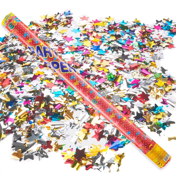 Cannon confettis Etoiles 60cm