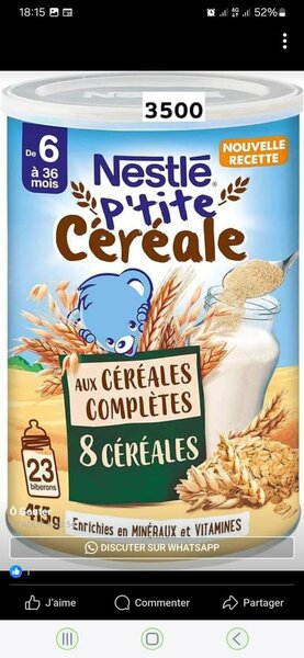 Céréales Nestlé 8 céréales