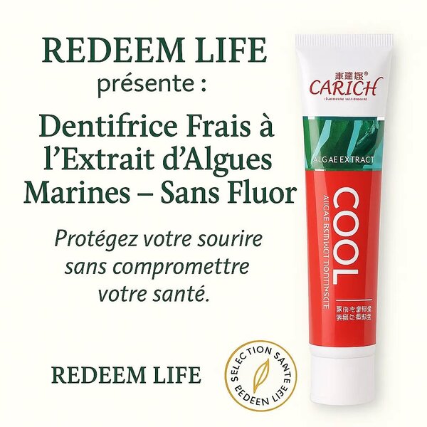 Dentifrice Algues Sans Fluor