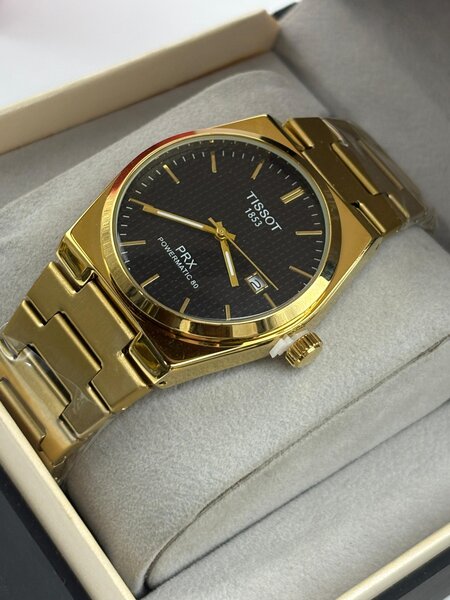 Tissot PRX Montre Homme Or