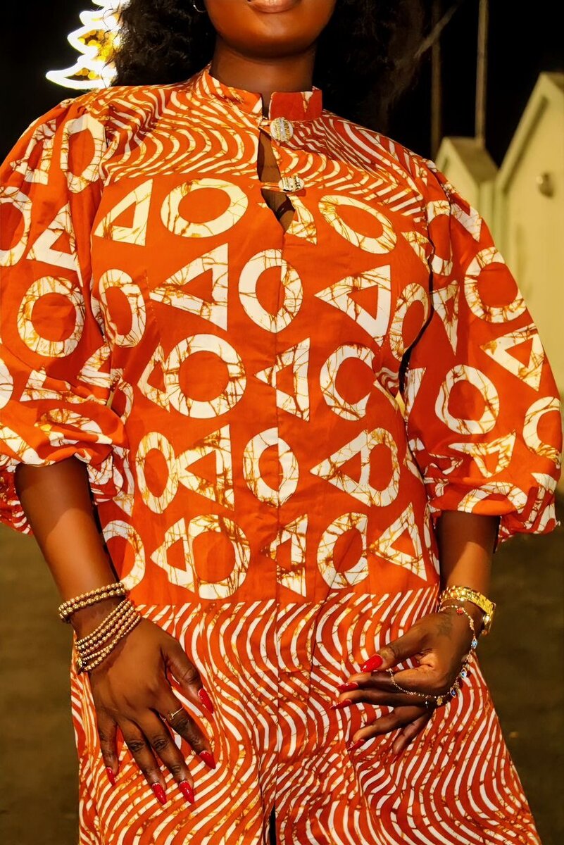 Robe longue chic Ankara