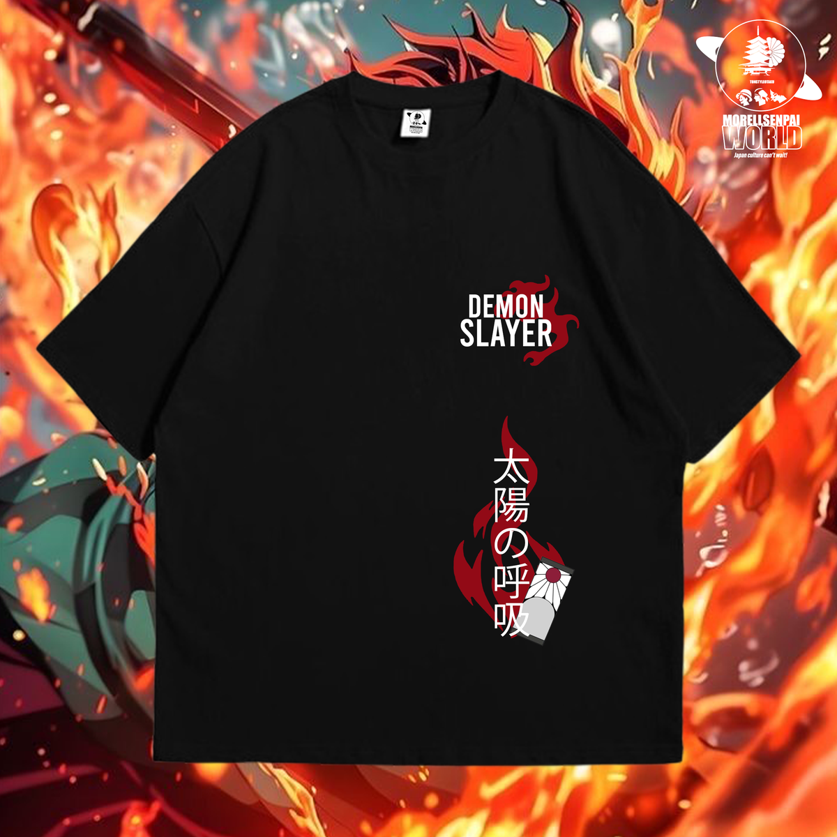 T-shirt Anime Flamme Kamado