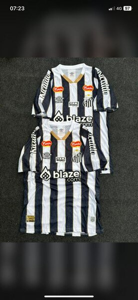 Maillot de football rayé unisexe