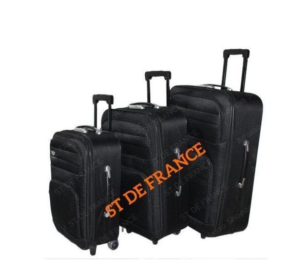 Valises 3 Pièces En Caoutchouc Grand/moyen/petit