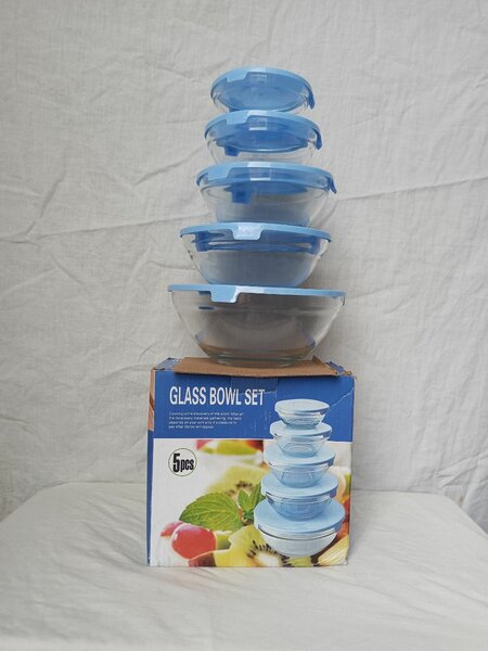 Set de Bols en Verre 5 pièces