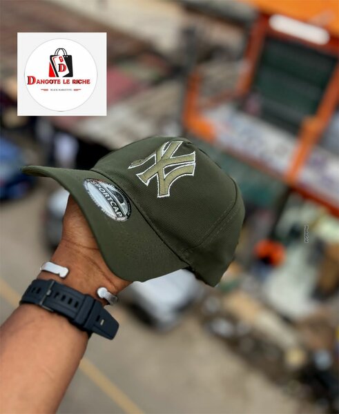 Casquette verte NY tendance