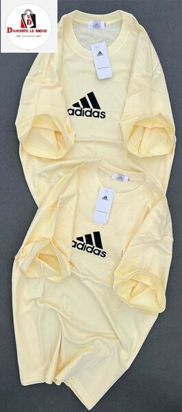 T-shirt Adidas jaune unisexe