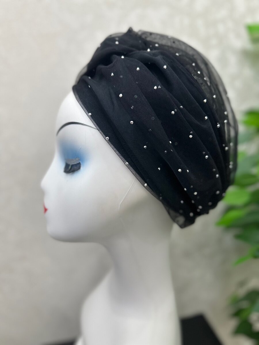 Тюрбан со стразами