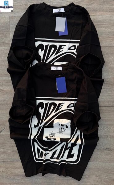 Sweat-shirt noir homme avec imprimé