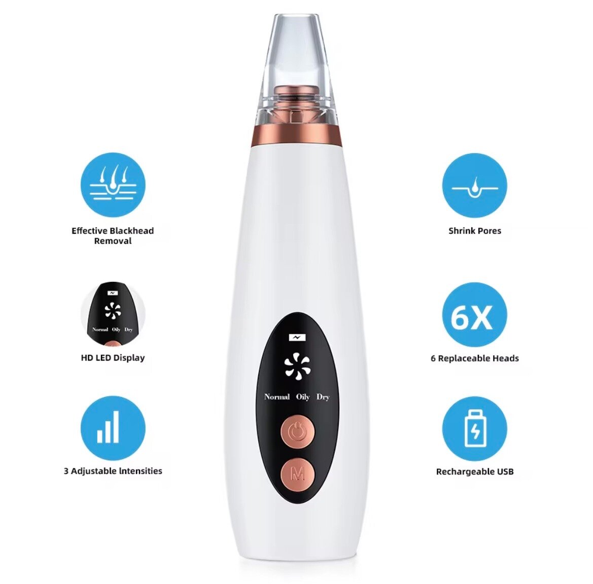 Aspirateur Points Noirs LED