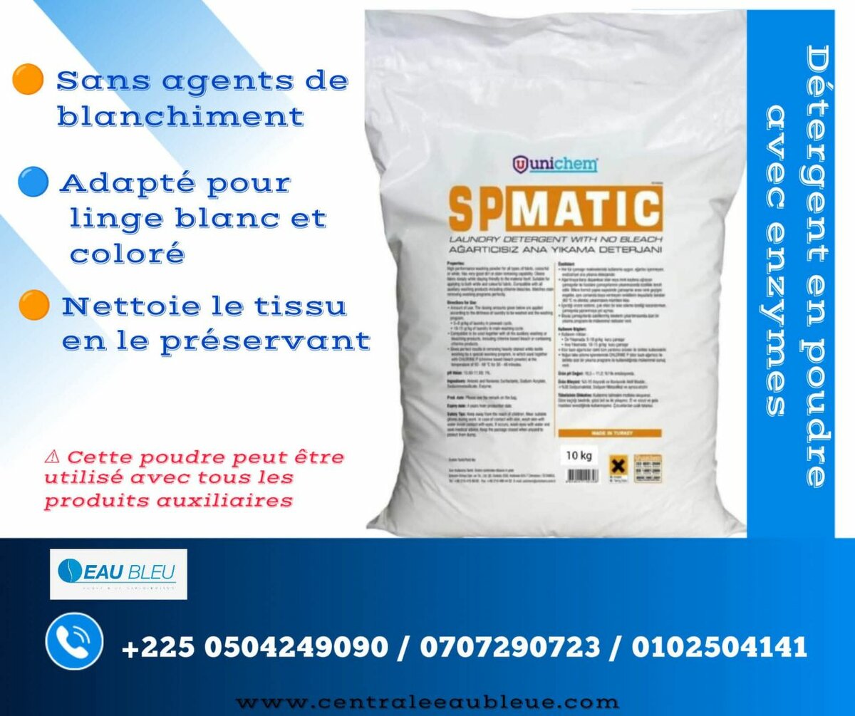 Poudre à lessive SP MATIC 10kg