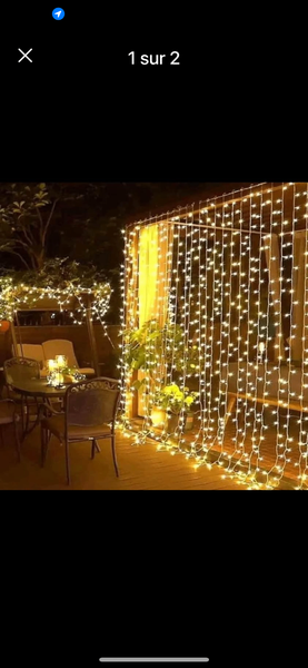 Jeux de lumière rideaux