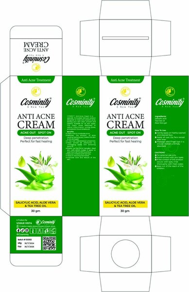 Anti Acne Cream By Cosminity