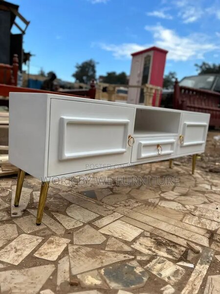 Meuble TV Moderne Blanc