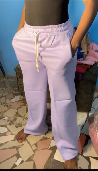 Lavender Jogger Pants