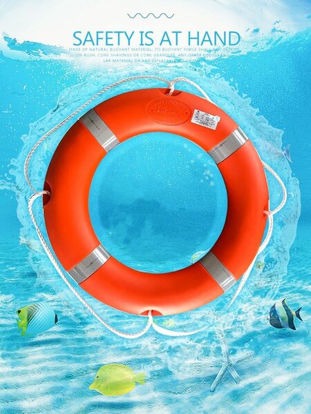 Lifeguard Pool Buoy Rescue Ring For Swimming Pools