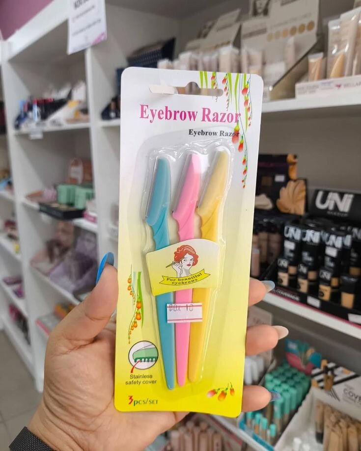 Rasoirs à Sourcils Colorés