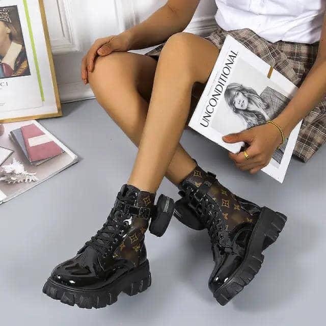 Bottes à semelle épaisse tendance